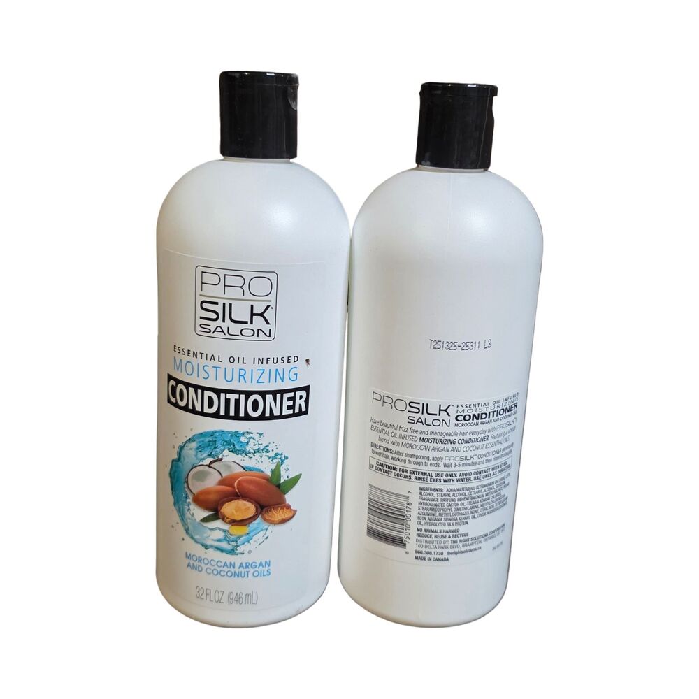 Pro Silk Salon Conditioner Moroccan Argan And Coconut Oils 32 oz.